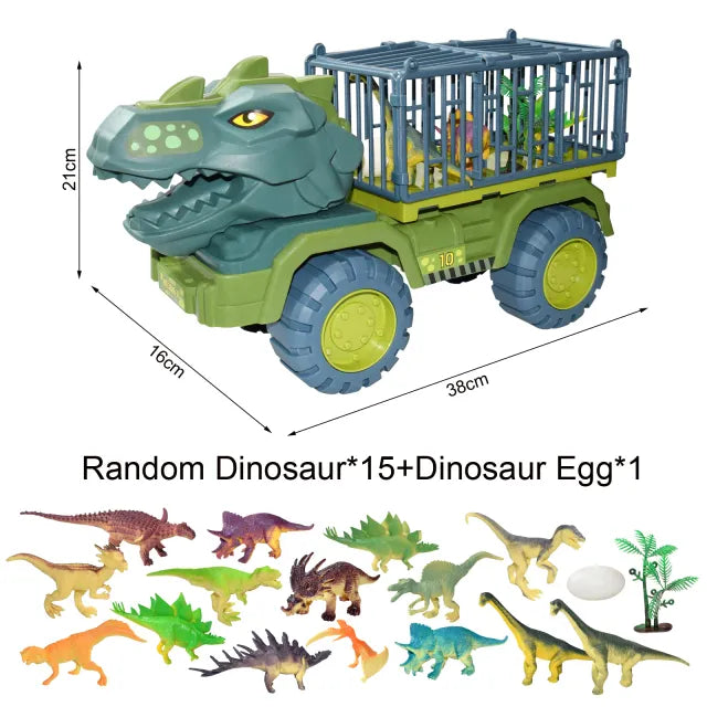 Roar into Learning Fun with Dinosaur Engineering Car Construction Toy!