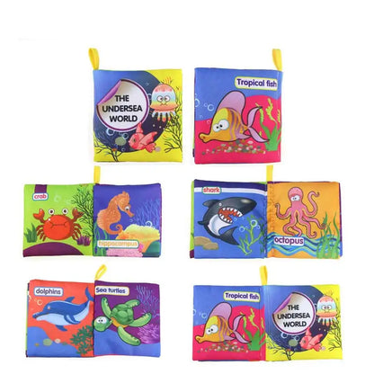 Coolplay Baby Sensory Cloth Books: Soft, Rustle & Rattle Early Learning Toys (0-12 Months)