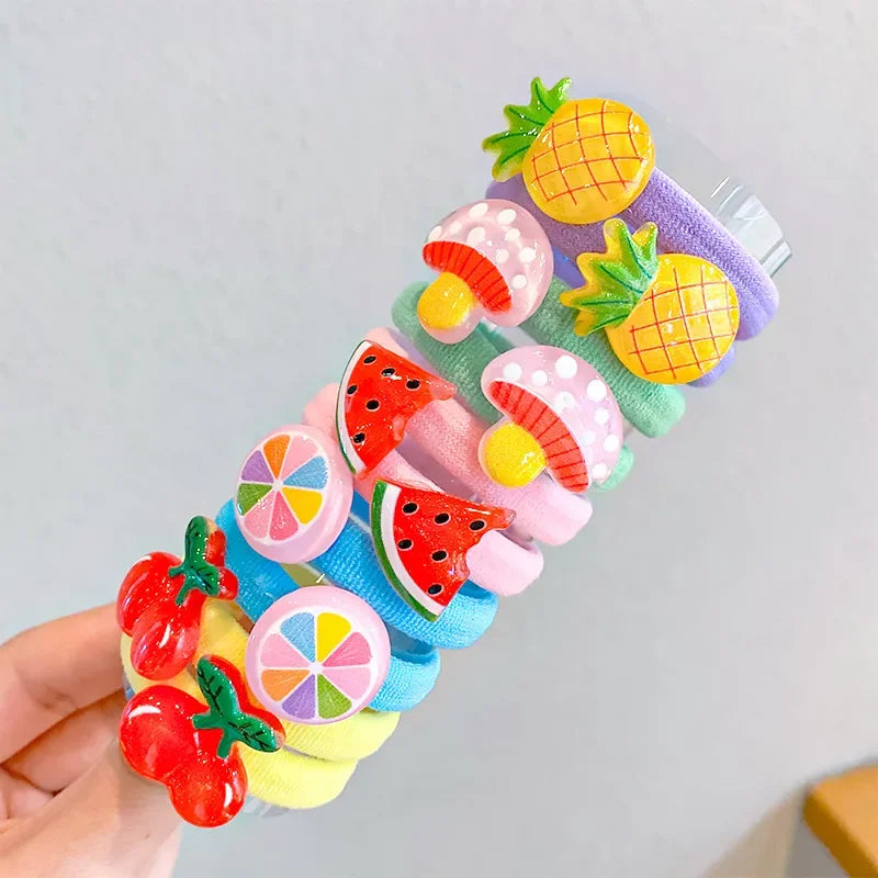 Girls Rainbow Hair Bands Set - The Little Big Store