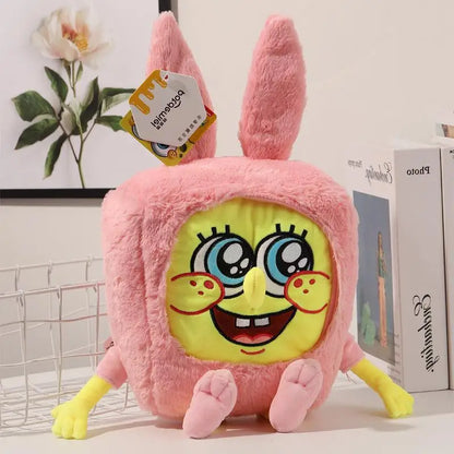 Adorable Cartoon SpongeBob Character Plush Toys: Cuddly Companions for Kids!