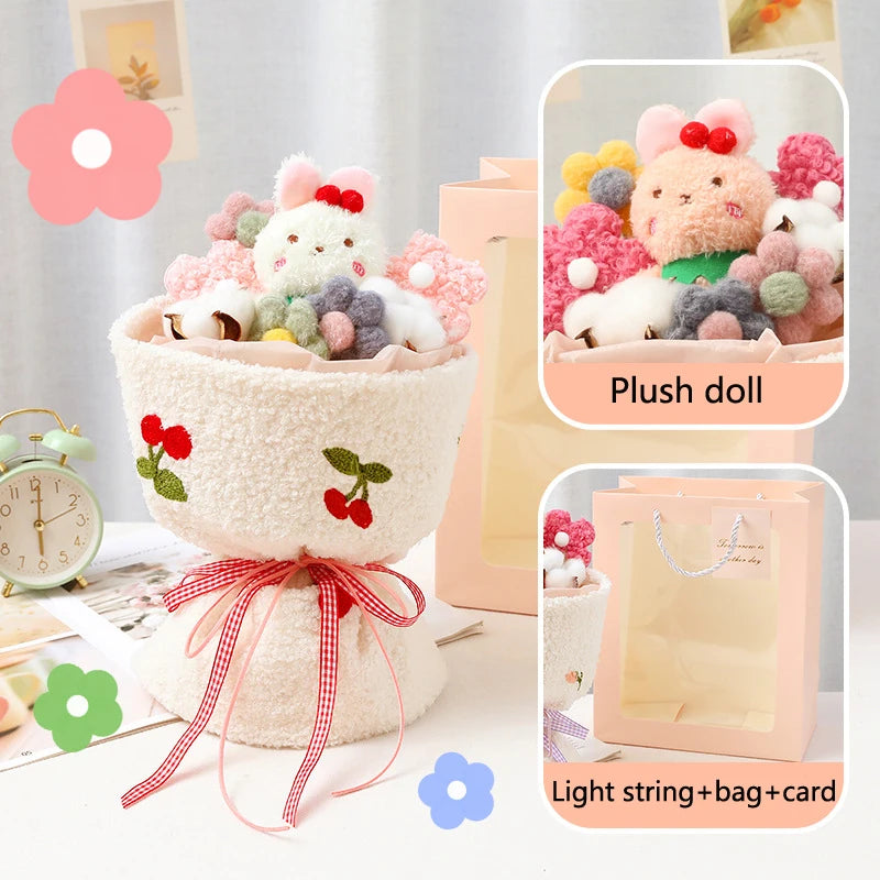 Plush Buddies Bouquet™: Creative & Cute Anime Flower Gifts for Children 🌸🎎