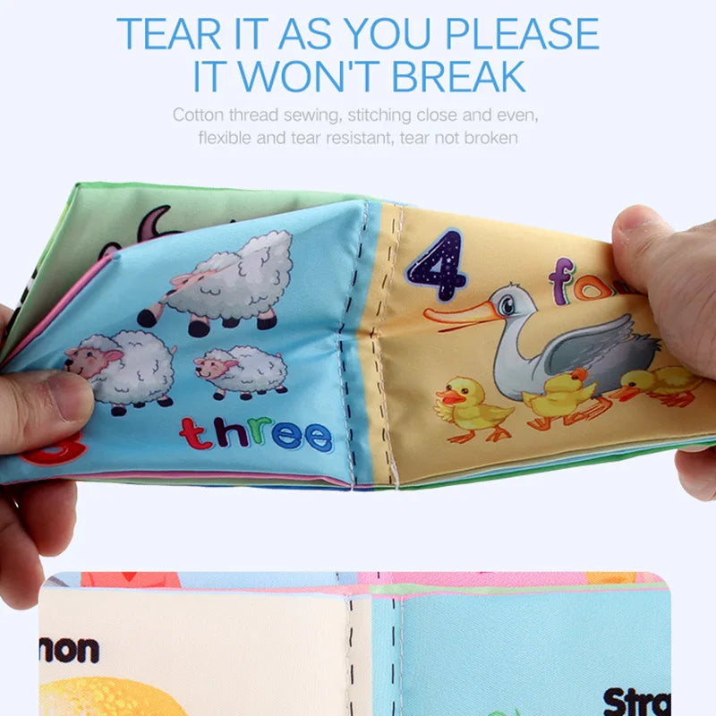 Enlighten & Engage: Baby Cloth Books - Interactive Early Learning Toys for Toddlers (12-72 Months)