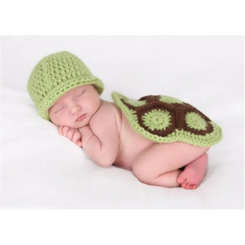 Tiny Treasures: Crochet Knit Costume Set for Unforgettable Newborn Photo Shoots!