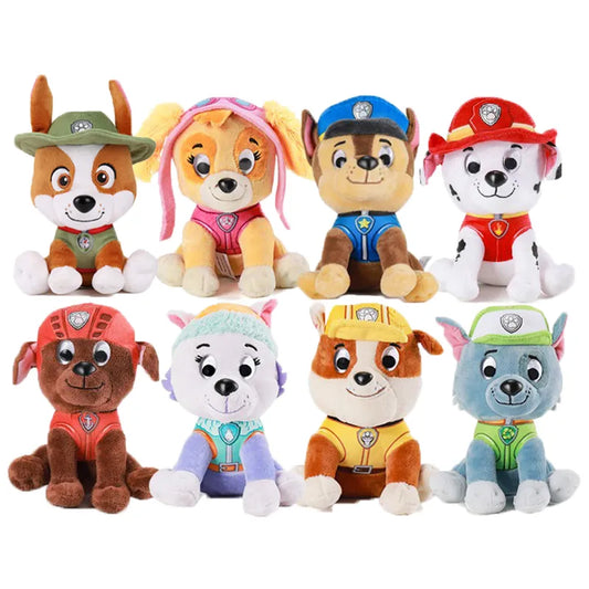 Paw Patrol Snow Rescue Heroes: Authentic 6" Plush Doll Toy Set