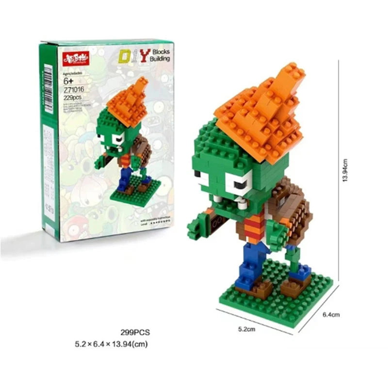 PvZ Battle Bloxx: Sunflower & Zombie Showdown Building Set