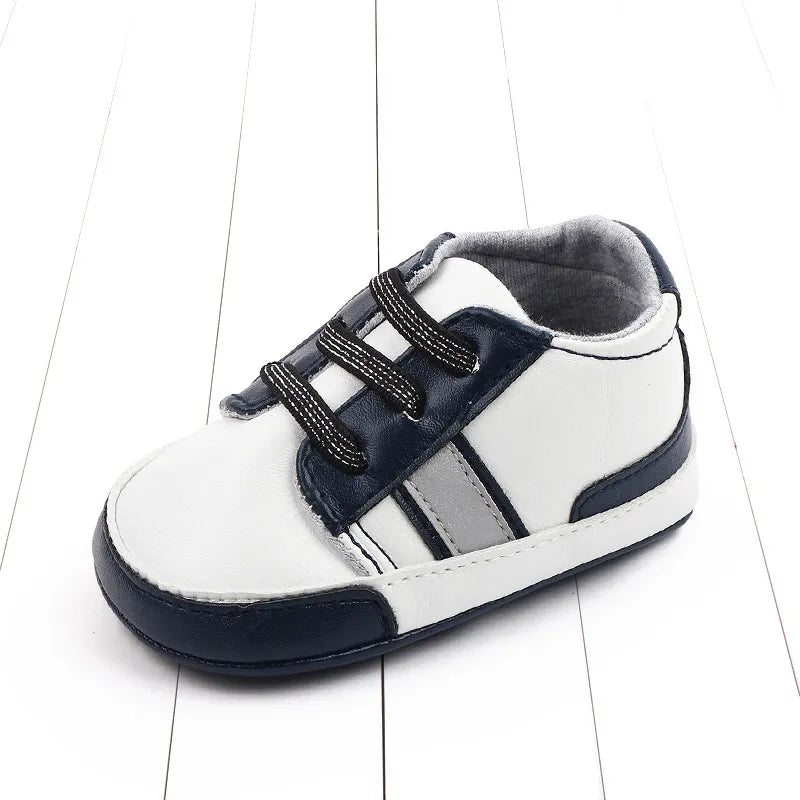 👟✨ Step into Cuteness: Baby Two Striped Sneaker – Stride in Style with Adorable Comfort!" ✨