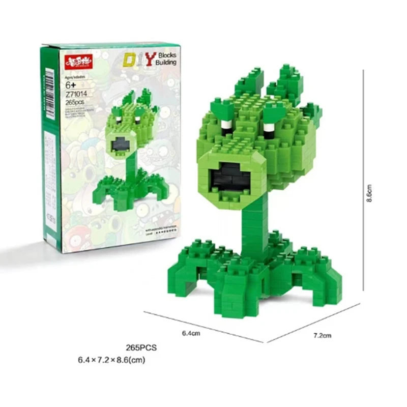 PvZ Battle Bloxx: Sunflower & Zombie Showdown Building Set