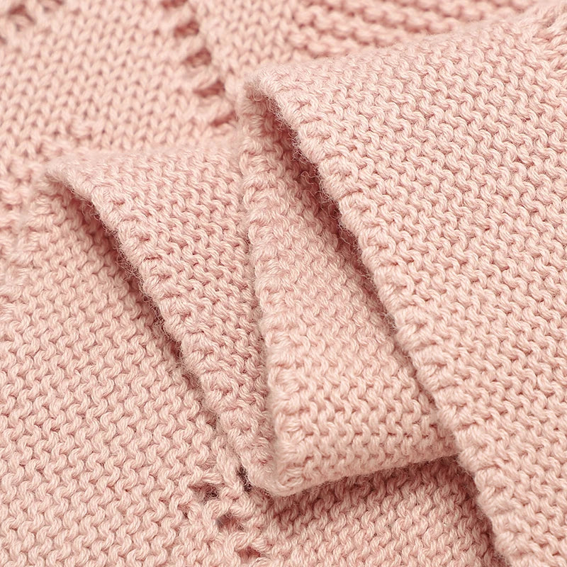 Knitted Breathable Baby Blankets