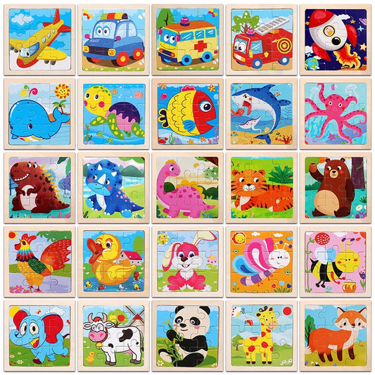 Whimsical Woodworks: Interactive Kids' Wooden Puzzles - Dive into Adventure!