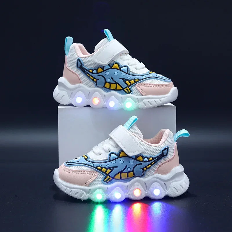 BrightStep™ Tennis Shoe: LED Light-Up Children’s Casual Sneaker