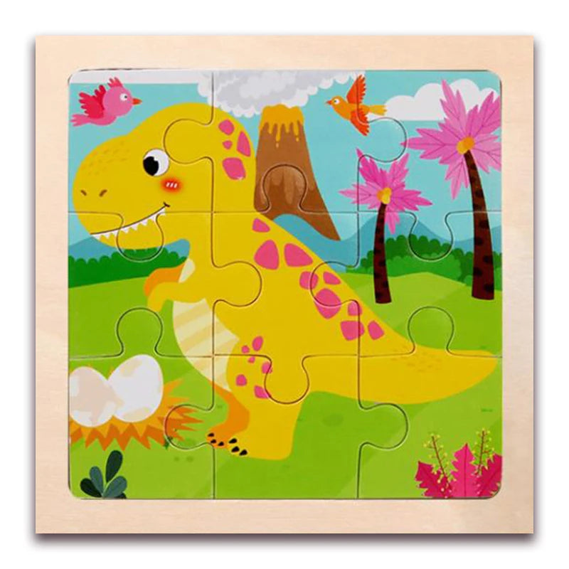 Whimsical Woodworks: Interactive Kids' Wooden Puzzles - Dive into Adventure!