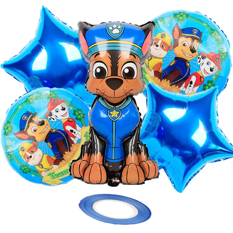 Paw Patrol Extravaganza: Anime Birthday Party Decorations with Tableware – Children's Favorite Toys and Accessories, Perfect for Paw-some Celebrations!