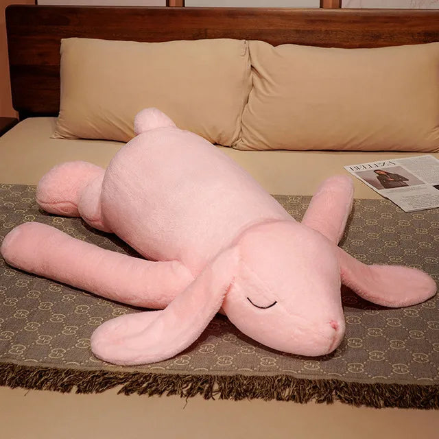 SnuggleBunny™ Extra-Large Plush: The Ultimate Long-Eared Huggable Rabbit Pillow