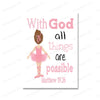 Christian Poster and Prints Bible Verse Wall Art