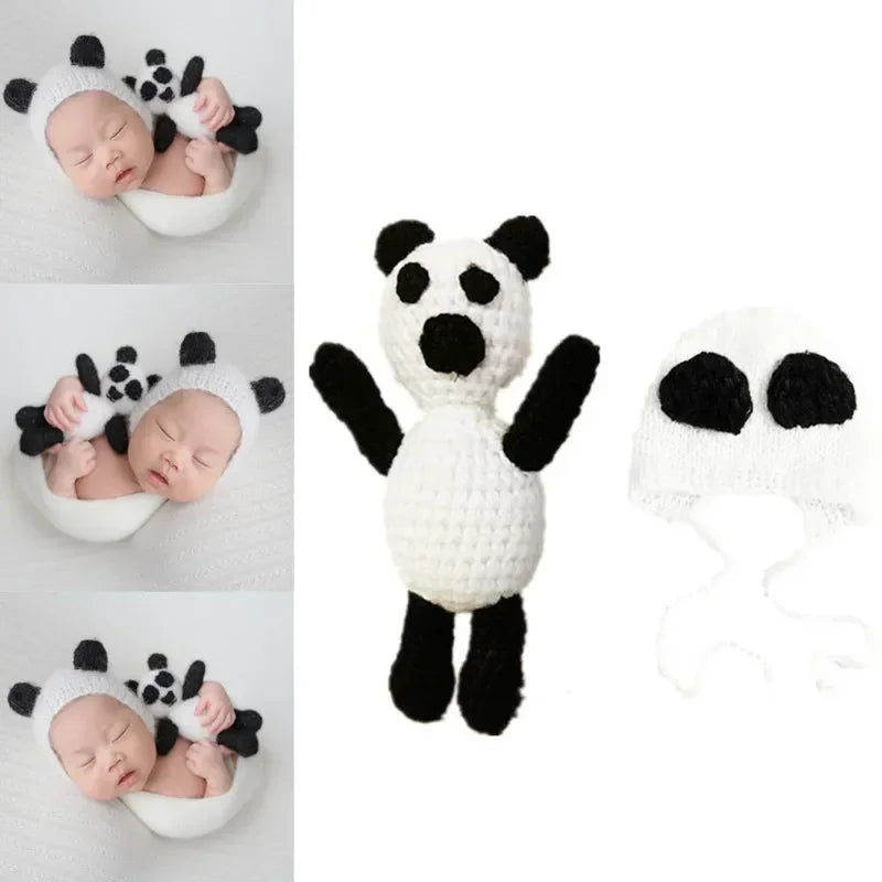 Tiny Treasures: Crochet Knit Costume Set for Unforgettable Newborn Photo Shoots!