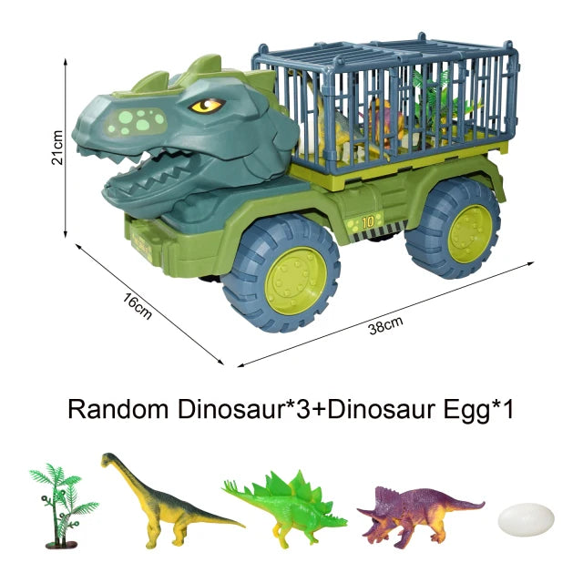 Roar into Learning Fun with Dinosaur Engineering Car Construction Toy!