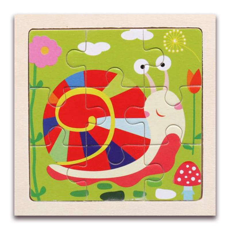 Whimsical Woodworks: Interactive Kids' Wooden Puzzles - Dive into Adventure!