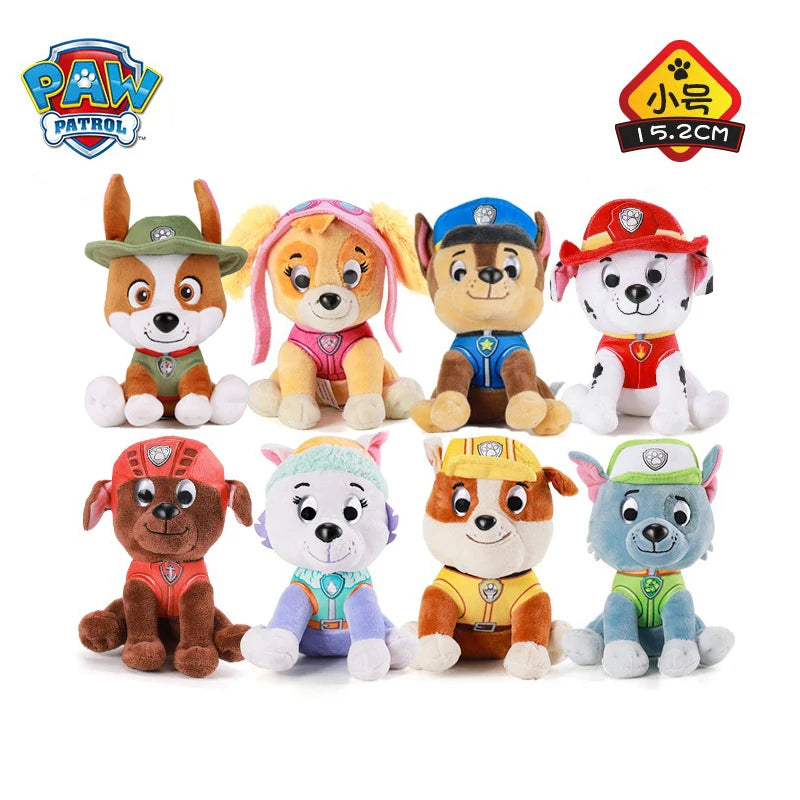 Paw Patrol Snow Rescue Heroes: Authentic 6" Plush Doll Toy Set