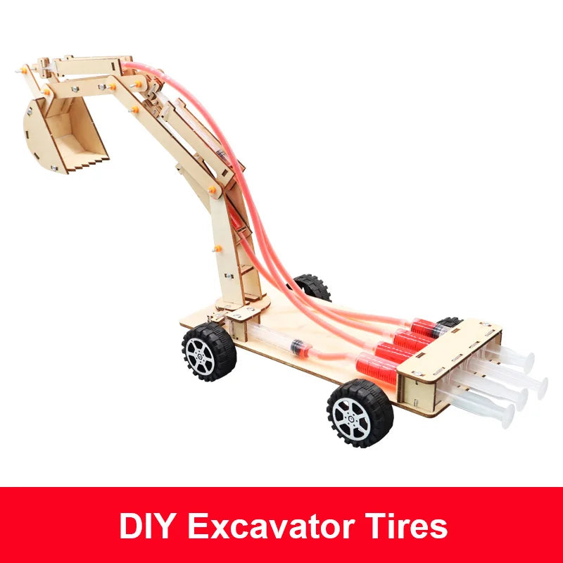 Hydro-Tech Excavator: DIY Student Science & Education Toy