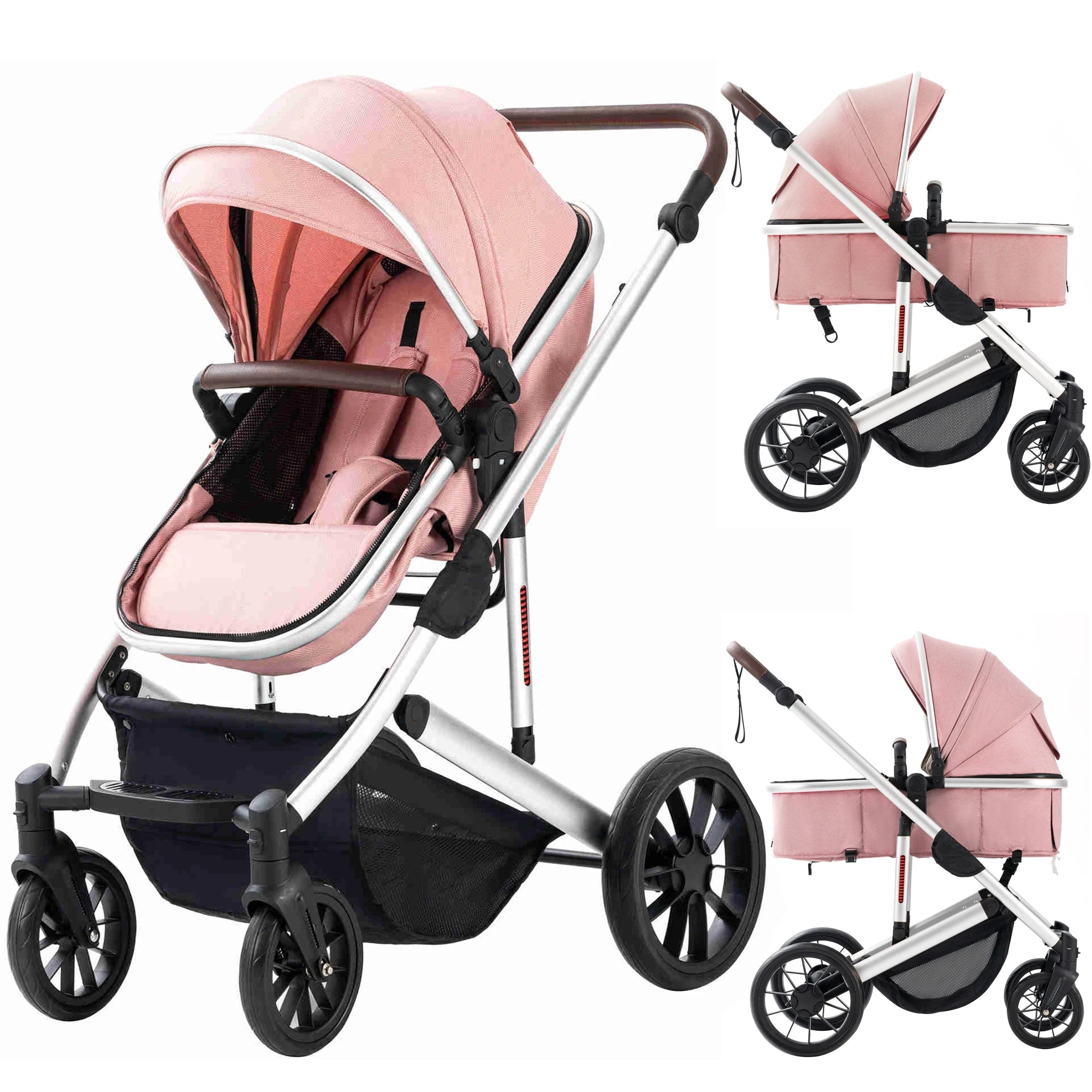 WanderWheels: 3-in-1 Portable Baby Stroller & Car Seat Combo