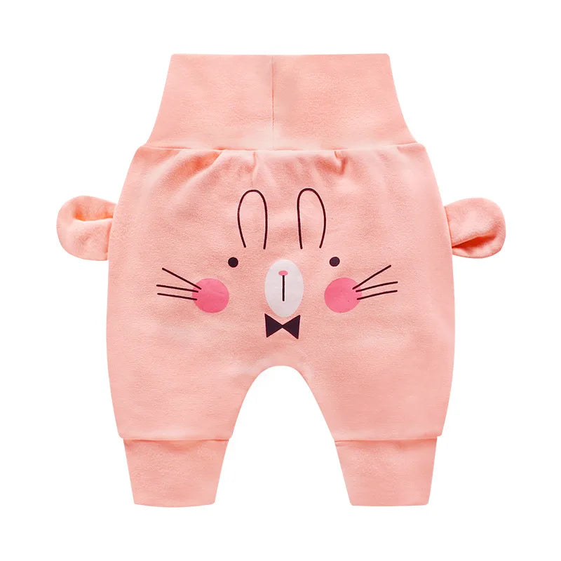 Style in Bloom: Children's Spring-Autumn Newborn Baby Pants - Trendy Pant for High-Fashion Toddlers with Toddler High Waist Trousers! 🌸👖