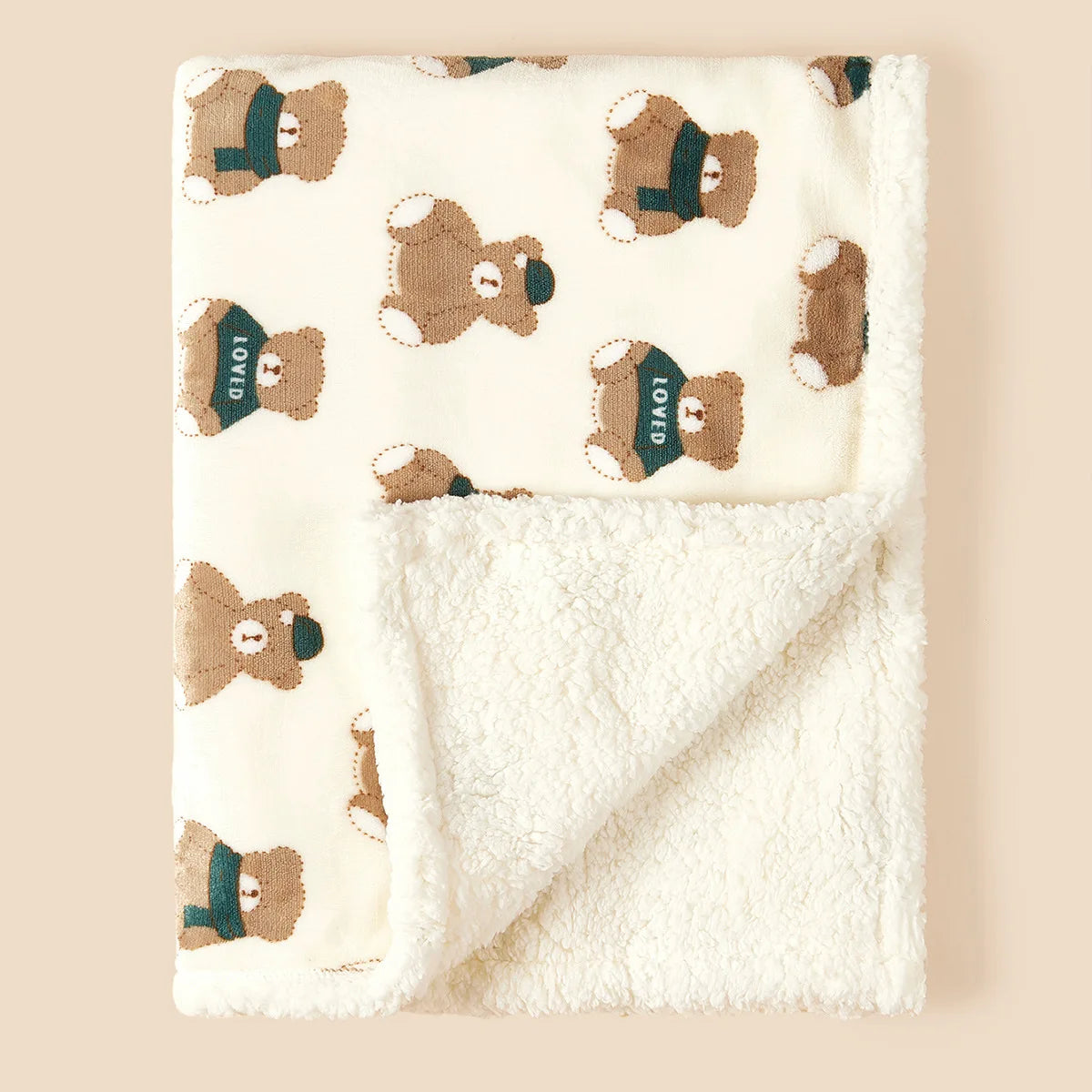 🌨️👶 Winter Baby Blanket: Cozy Fleece Warm Quilt for Newborns! 🌟🍼