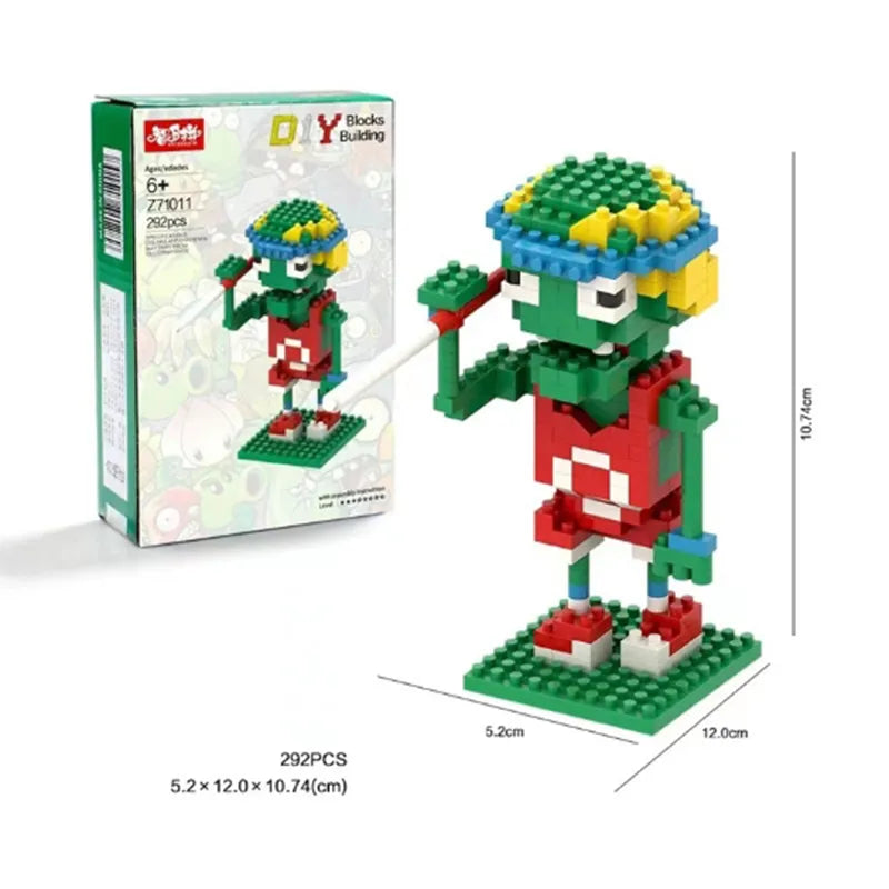 PvZ Battle Bloxx: Sunflower & Zombie Showdown Building Set