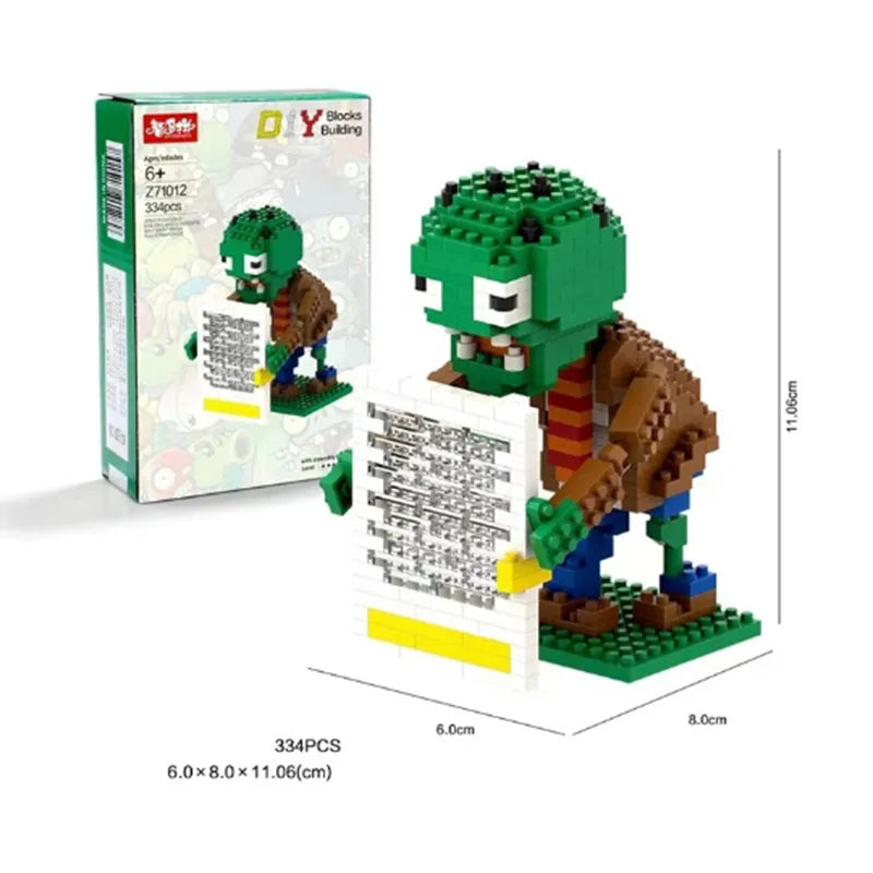 PvZ Battle Bloxx: Sunflower & Zombie Showdown Building Set