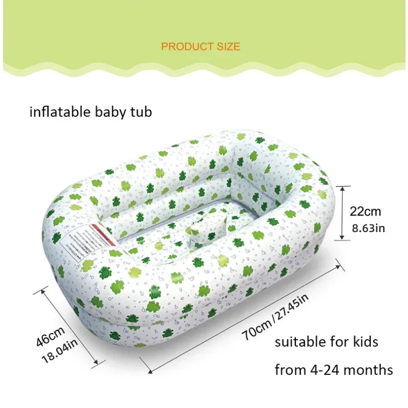 Secure and Comfortable Bathing: Mommy's Helper Inflatable Bathtub with Saddle Horn Baby Bath Seat! 🛁👶🌟