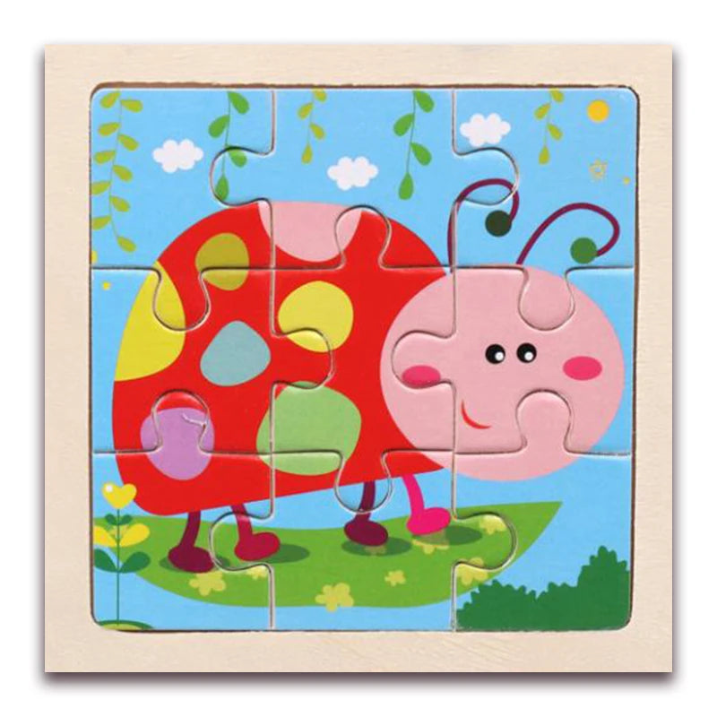 Whimsical Woodworks: Interactive Kids' Wooden Puzzles - Dive into Adventure!