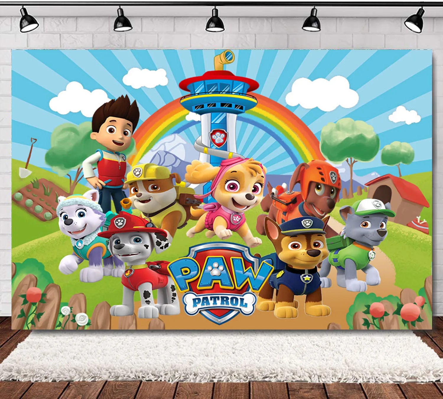 Paw Patrol Extravaganza: Anime Birthday Party Decorations with Tableware – Children's Favorite Toys and Accessories, Perfect for Paw-some Celebrations!