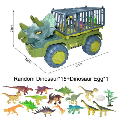 Roar into Learning Fun with Dinosaur Engineering Car Construction Toy!