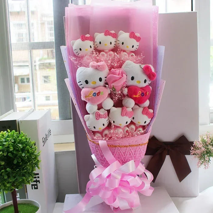 Purrfect Plush Kitty Bouquet