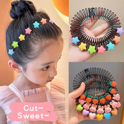 Twinkle and Shine: Colorful Hair Comb for Little Princesses