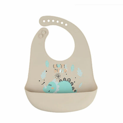 Dino-Delight Waterproof Baby Bibs: Keep Your Little Explorer Clean and Stylish!