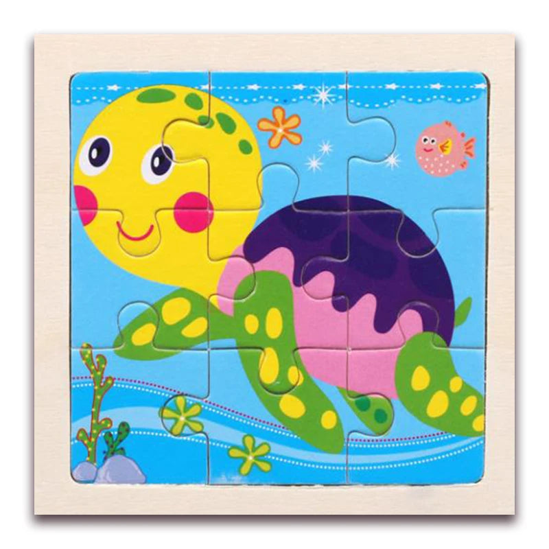 Whimsical Woodworks: Interactive Kids' Wooden Puzzles - Dive into Adventure!