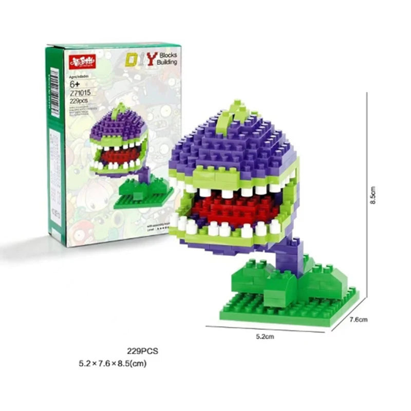 PvZ Battle Bloxx: Sunflower & Zombie Showdown Building Set