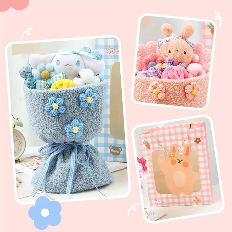 Plush Buddies Bouquet™: Creative & Cute Anime Flower Gifts for Children 🌸🎎