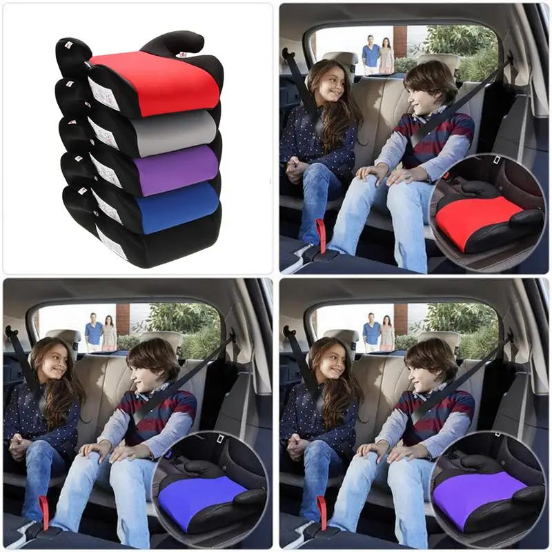 Portable Booster Seat: Waterproof Car Chair for Kids 6-12 Years