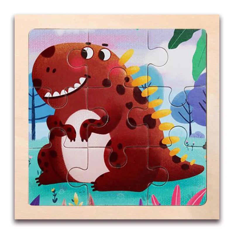 Whimsical Woodworks: Interactive Kids' Wooden Puzzles - Dive into Adventure!