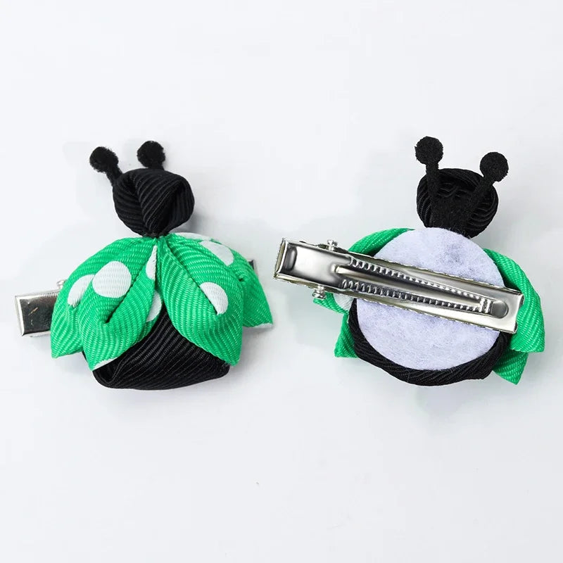 Adorn with Adorableness: Ladybug Hair Clips Set! - The Little Big Store