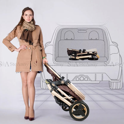 BabyVoyage: 3-in-1 Travel Stroller Set