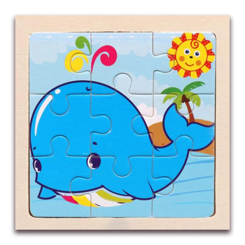 Whimsical Woodworks: Interactive Kids' Wooden Puzzles - Dive into Adventure!