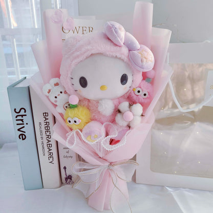 Purrfect Plush Kitty Bouquet