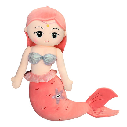 Swim into Sweet Dreams: Multi-Sized Kawaii Mermaid Plush Toys