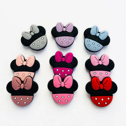 Minnie Mouse Silicone Teething Beads Set: Wholesome Chewy Fun for Little Ones!