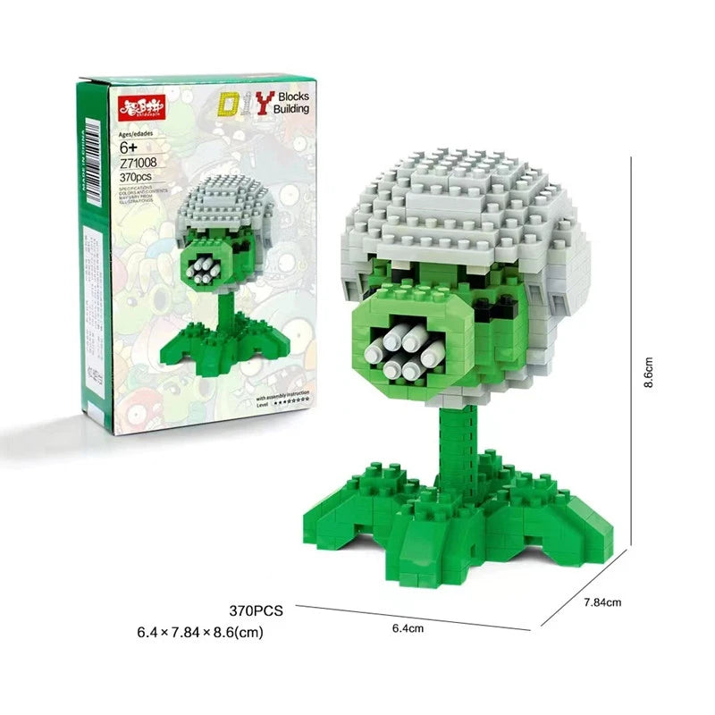 PvZ Battle Bloxx: Sunflower & Zombie Showdown Building Set