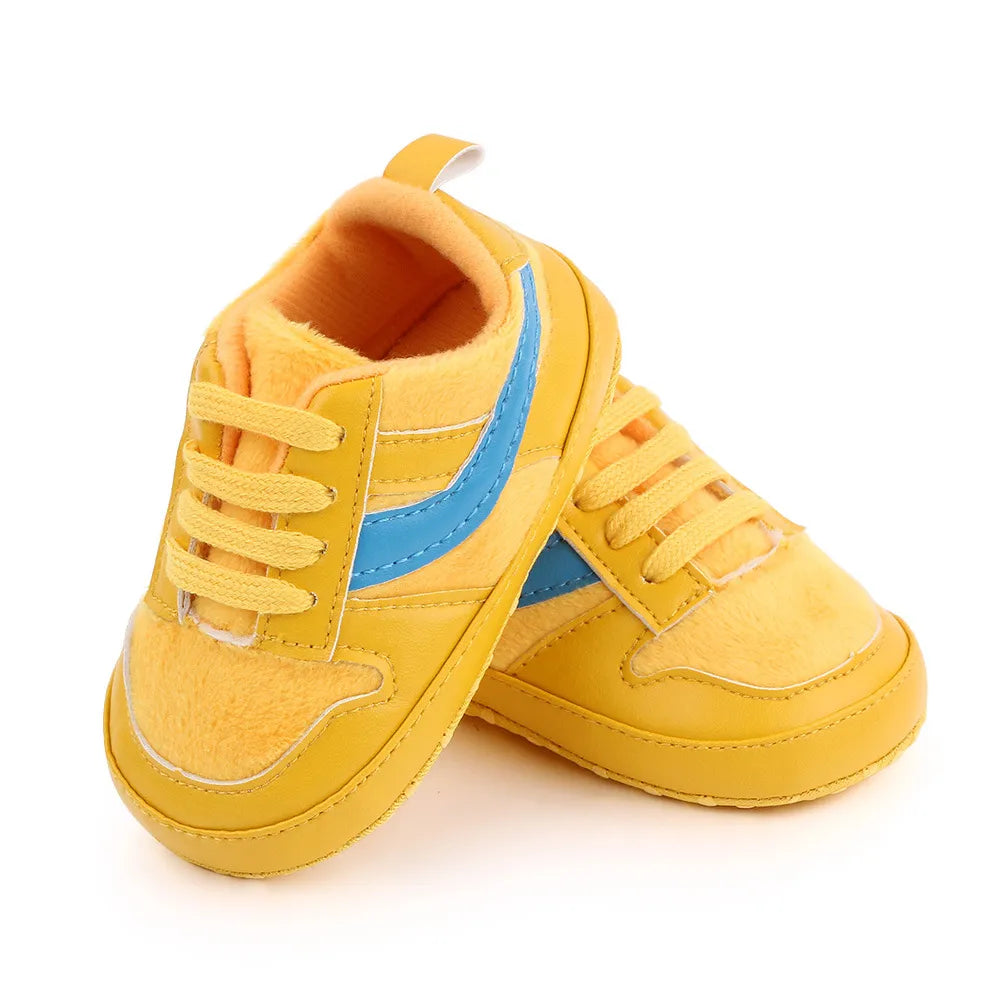 👟✨ Step into Cuteness: Baby Two Striped Sneaker – Stride in Style with Adorable Comfort!" ✨