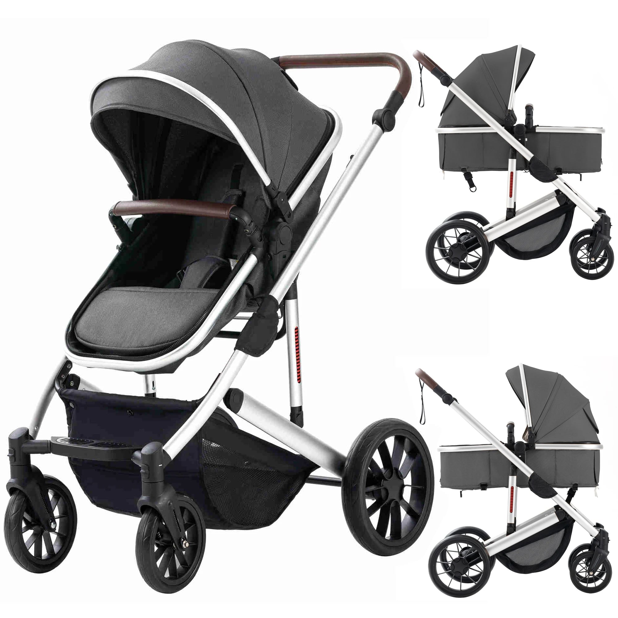 WanderWheels: 3-in-1 Portable Baby Stroller & Car Seat Combo