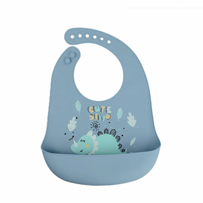 Dino-Delight Waterproof Baby Bibs: Keep Your Little Explorer Clean and Stylish!